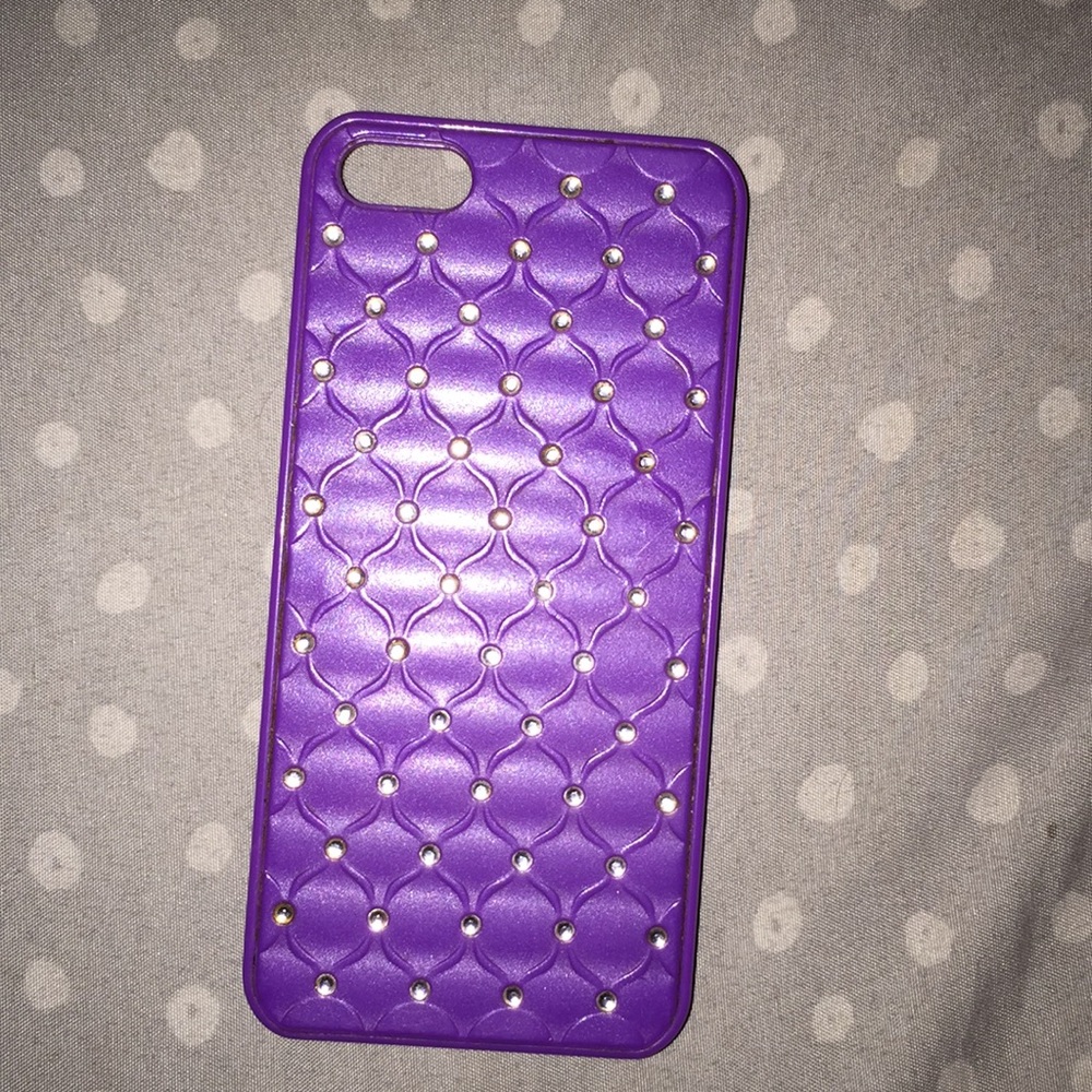 iPhone 5s purple phone case